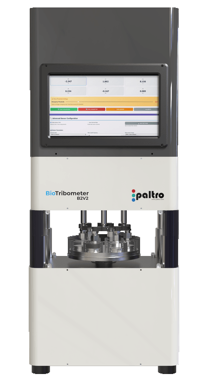 Biotribologische Verschleißprüfung Modell B2V2 BioTribometer